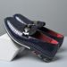 Versatile Trendy Slip-On Leather Business New Men's Casual Shoes Loafers_vogvips.com