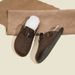 Women's Furry 2025 New Autumn And Winter Slip-on Plush Warm Lazy Closed-toe Mules Cotton Shoes_vogvips.com