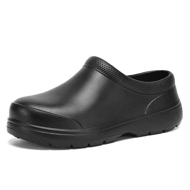 Men Slippers Couples Garden Clogs Anti Slip Women Water Proof Chef Comfort Sandals For Pet Workers Outdoor Fishing Shoes_vogvips.com