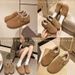 Fleece-Lined New Winter Warm Snow Boots Thick-Soled Lamb Wool Buckle Retro Furry Shoes For Women_vogvips.com
