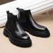 European Warm Series Thick-Soled Martin Height-Increasing Men's Shoes Autumn Winter Breathable Genuine Leather Casual Mid-High Top Chimney_vogvips.com