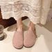 Flat Closed-Toe Non-Slip Half Slippers For Women, 2025 New Spring Slip-On Lazy Mules Shoes_vogvips.com