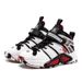Kids' shoes leather boys basketball shoes spring and autumn children's rotating button single shoes campus sports shoes_vogvips.com