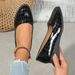 2025 Spring New Large Pointed Slope Single Women, Bean Shoes, Sports And Leisure Shoes For Women_vogvips.com