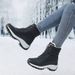 Snow Boots Women Platform Boots Non-slip Women Winter Shoes Fur Warm Ankle Boots For Women Wedges Waterproof Thigh High Boots_vogvips.com