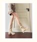 Stacked Long Two-Way Wear Women's 2025 Autumn Winter New Style Height-Increasing Tube Detachable Heel Thick Sole Riding_vogvips.com