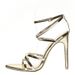 European And American Sexy Comfortable Patent Leather Stiletto Women's Sandals 2021 Summer New Solid Color Pointed Toe_vogvips.com