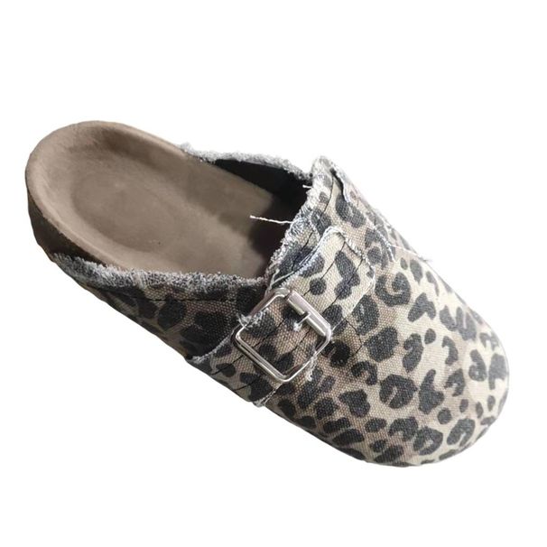 Women's Slip-On Loafers - Animal Print Foldable Flats With Hidden Wedge (Leopard/Cow/Camo) - EU 36-43_vogvips.com
