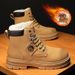 European Warm Series Martin 2025 Autumn Winter New High-top British Style Casual Plush Warm Work Men's Large Size Boots_vogvips.com