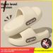 2026 New Shit-stepping Thick-soled Slippers Men's Summer Indoor Home Bathroom Non-slip Silent Couple Sandals Women_vogvips.com