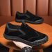 Labor Protection Summer Waterproof Leather Boots, Men's Outdoor Sports Anti Slip Casual Board Shoes, Work Shoes_vogvips.com