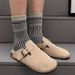 Retro Striped & Checkered Crew Socks – Soft Cotton Double Needle Knit – Breathable & Comfortable – Vintage Style – Stackable Design – Multiple Colors_vogvips.com