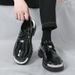 New Model Derby Shoes - Men's Leather Shoes, Iron Heel, Thick Sole, Tall Toe, Stylish And Cool, High-end Casual And Fashionable Men's Shoes._vogvips.com