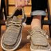 NIES DUDE Men's Breathable Knit Slip-On Loafers - Lightweight Casual Shoes With EVA Sole For Summer (Black Grey, Light Brown)_vogvips.com