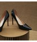 Elegant Nude High Heels Women S Black Patent Leather Stiletto Pumps Thin Heel Fashionable Footwear For Ladies_vogvips.com