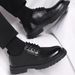 ShoeVault Cowhide Large Size Round Toe Derby Leather Black Business Casual Formal Wedding Groom Men's Shoes_vogvips.com