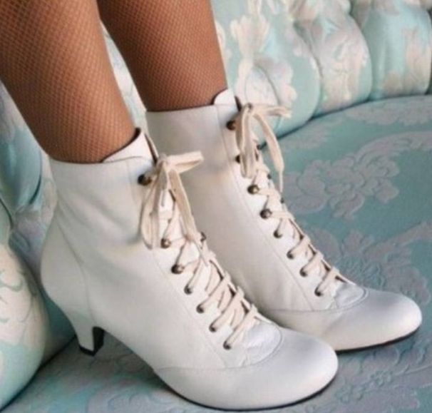 Ladies Block Heel Booties Boots With Zip Fastening Womens Ankle Boots_vogvips.com