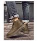 Large Size Velvet Martin Boots Men's High-top Leather Boots Casual Retro Thermal Tooling Locomotive Boots_vogvips.com