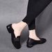 Soft Leather 2026 New Spring Frosted Fashion Women's Shoes Flat Loafers Low-heel Soft-soled Moccasins_vogvips.com