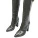 666-26 Women's Long Boots Pointed Toes, Thick High Heels, With A Comfortable, Warm, And Elegant Zipper At The Back_vogvips.com