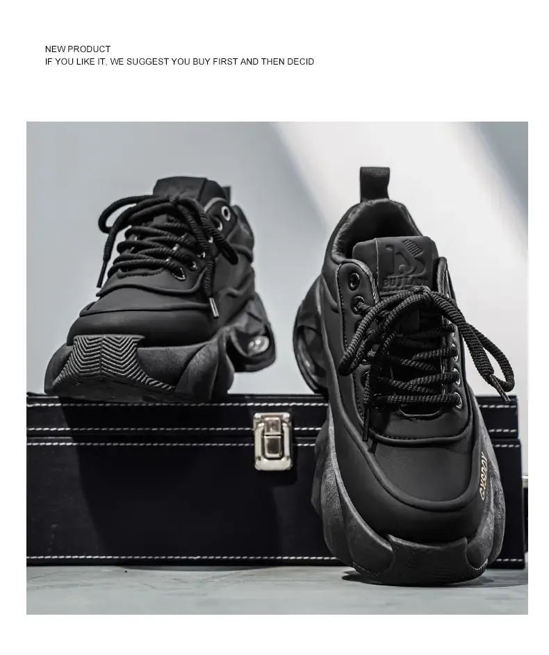 Non-slip Outdoor Sports Men's Shoes Casual Shoes Platform Heightening Dad Shoes Trendy Shoes_vogvips.com