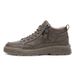 European Warm Series Martin 2025 Autumn Winter Men's Sports Ultra-fine Fiber Surface Warm Side Zipper Low-top Work Boots_vogvips.com