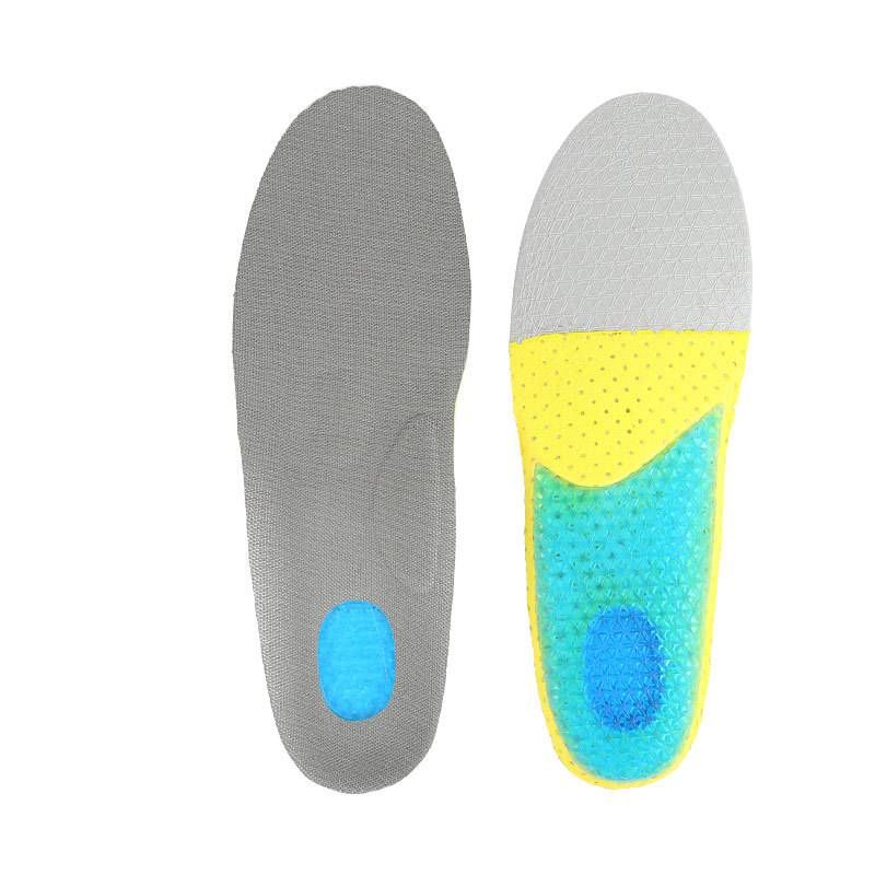 Insoles Gel Pressure Absorbing Shock Absorbing Insoles, Silicone Casual Sports Insoles, EVA Running Basketball Pads_vogvips.com
