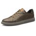 Two-layer Cowhide Men's Shoes Men's Sot-soled Leather Casual Leather Shoes Board Shoes Men's One-pedal Large Size Breathable_vogvips.com