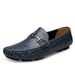 Cotton Hole Crocodile Pattern Large Size Embossed Lazy Beanie Shoes Men's Shoes_vogvips.com