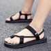 A Pair Of Summer Versatile Breathable Sandals, Non-Slip, Wear-Resistant, Sports Leisure Beach Shoes, Men's Driving And_vogvips.com