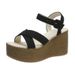 Summer New Style Women's Sandals Plus Size Platform Wedge Waterproof Suede_vogvips.com