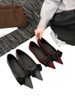 Butterfly Knot Shoe Fairy Flat Shoes, Autumn 2025 New Fashion Pointed Shallow Mouth Single Shoe, Gentle Evening Style_vogvips.com