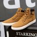 Spring Korean Men's Shoes, High-top Sneakers, Retro Casual Men's Trendy Dr. Martens Boots_vogvips.com