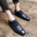 European Warm Series British Style Outdoor Low-top Lace-up Pointed Toe Men's Leather Autumn Winter New Fashion Trend Business Casual Shoes_vogvips.com