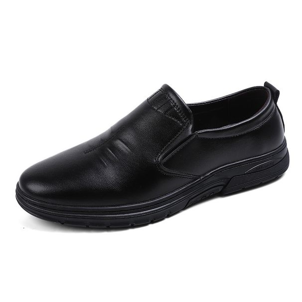2025 Summer New Fashion Business Work Soft Sole Comfortable Breathable Trendy Men's Casual Leather Shoes_vogvips.com
