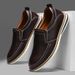Bondstone Men's Classic Oxford Leather Shoes - Comfortable Business Casual Formal Wear, Wide Widths 38-48, Durable PU Upper & Rubber Sole_vogvips.com