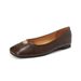 Camellia Flat-soled Single Shoes Women's Summer French Retro Temperament Evening Shoes Soft-soled Grandma Shoes_vogvips.com