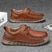 Men's Leather Shoes, Handmade Business Leather Shoes, Outdoor Casual Fashion Loafers For Men_vogvips.com