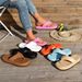 Women's Casual Slip-On Sandals Non-Slip Soft Sole Comfortable Flat Slide Shoes For Summer Outfits Perfect Non Slip Soft Sole._vogvips.com