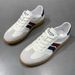 Men's Leather Board Trendy And Versatile Shoes, Men's Color Blocked Top Layer Cowhide, Korean Version Casual Shoes_vogvips.com