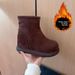 Thick-soled Birkenstocks, Women's Muffins, Velvet Soft Soles To Keep Warm, And Wear Fluffy Shoes With One Foot On Cotton Shoes._vogvips.com