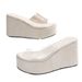 thick-soled Round-toe Transparent One-strap And Style Summer New_vogvips.com