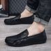 Men’s Shoes Summer New Style Tods Shoes Men's Casual Business Lazy Leather Shoes Fashion Trend Breathable Hollow Loafers Men_vogvips.com