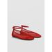 2026 New Round Head Buckle Flat Bottom Ballet Shoes, Straight Strap 35-43 Yards, Mesh Back Strap Ma Lizhen Shoes_vogvips.com