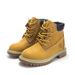 Children's Martin 2024 Autumn Winter New Korean Style Kids Shoes Boys Girls Short Parent-Child Desert Genuine Leath_vogvips.com
