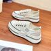 Women's Shoes Breathable Mesh Shoes Little White Shoes With Skirt Sandals Platform Sports Board Shoes_vogvips.com