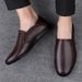 Breathable Slip on Boat Summer Mens Loafers Genuine Leather Moccasins Comfy Casual Handmade Driving Shoes Soft Flats_vogvips.com