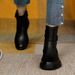 Retro Boots For Women Autumn Winter Women's Shoes Leather Casual Flat Ankle Boots Female Platform Short Boots_vogvips.com