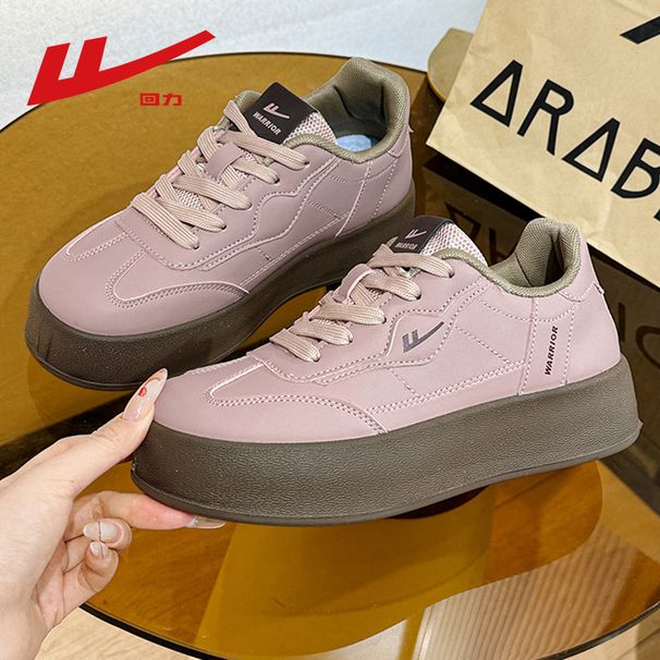 Women's White Sneakers, 2026 New Spring Hot-selling Thick-soled Height-increasing Shoes, Versatile Sports Sneakers For Women_vogvips.com