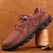 Euro Step Australian Casual For Men Genuine Leather Sports Outdoor Hiking Large Size Thick Soft Sole Handmade Shoes_vogvips.com